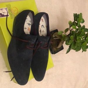 TED BAKER (NAVY BLUE) Suede Shoes
